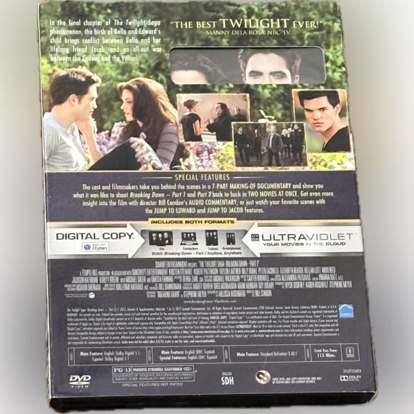 Twilight breaking Dawn DVD movie - Picture 2 of 3